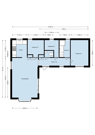 Floorplan - Dopheide 5, 4614 PX Bergen op Zoom